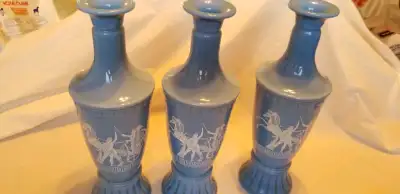 Jim Bean Vintage Blue Vases, View more