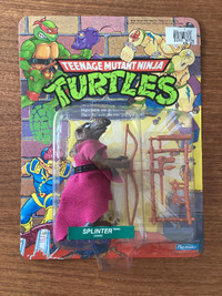 Splinter TMNT Teenage Mutant Ninja Turtles 1990 Playmates NOS