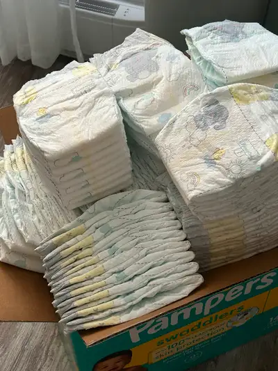 Got gifted too many size 1 diapers. About 160, maybe 170 of them. $30