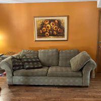 Couch with fold away bed