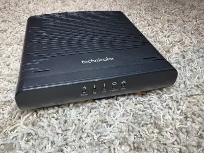 Technicolor modem for use with your internet service provider. Make sure it is compatible with your...