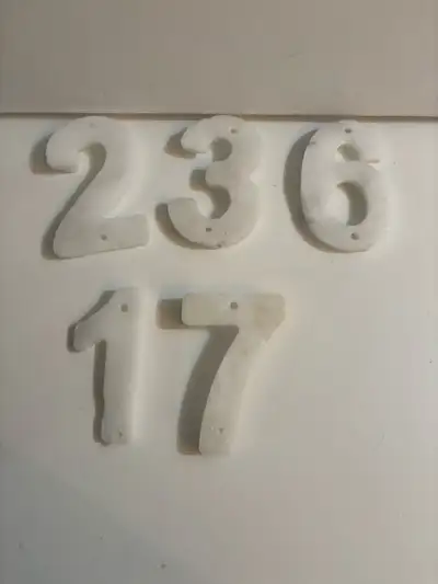 Raised house numbers, View more
