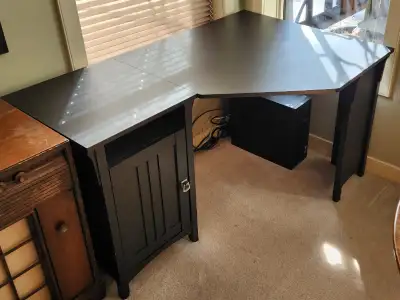 Black Office Desk  **New Price**, View more