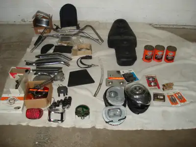 Misc HD parts, some new old stock, some used. Selling as package.