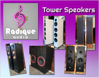 Radique Multi-Ad - 38 Pairs of Tower Speakers Available
