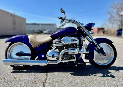 2002 Honda VTX 1800 – Turbocharged | $5,500 OBO | London, ON Custom 2002 VTX 1800 with a long list o...