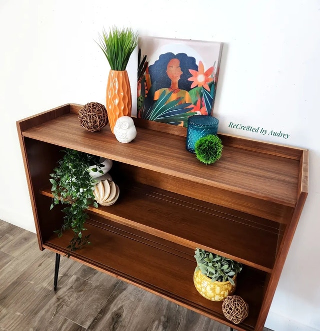 MCM Mid Century Modern Bookshelf / Display Hutches & Display