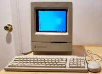 One-of-a-kind Apple Mac Macintosh Classic running Windows 10!