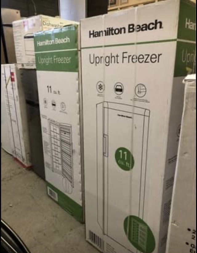 SALES FOR 11 CU FT HAMILTON BEACH UPRIGHT FREEZER!! Freezers City