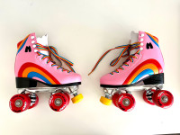 Moxy Rainbow Rider Roller Skates size 3 Junior 