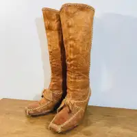 Modern Vintage by Vero Cuoio leather high boots
