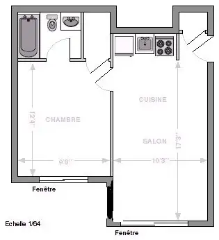 Sainte-Foy, Two-and-a-Half Basement Apartment, Available November 1st