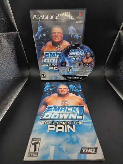 PS2 WWE SMACKDOWN HERE COMES THE PAIN W/MANUAL, View more