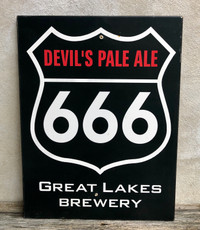 666 Pale Ale Beer Sign