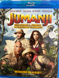 Jumanji welcome to The jungle Blu-ray bilingue 6$