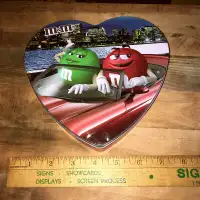 Collectible M&M Heart Shaped Tin 2016