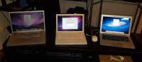 Old School Apple Macintosh MacBook Laptop Collection