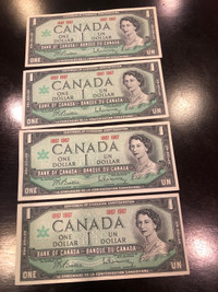 1867-1968 Centennial Bills $1