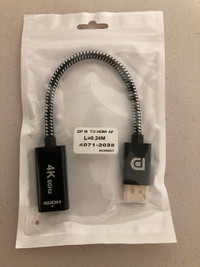 Brand New DisplayPort to HDMI adapter dongle 4K