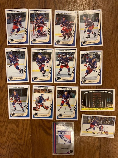 Lot of 14 1989-90 Panini New York Rangers hockey stickers in Arts & Collectibles in City of Toronto