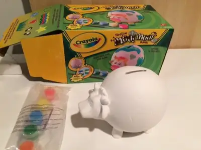 Crayola Paintable Ceramic Cow Coin Bank, View more