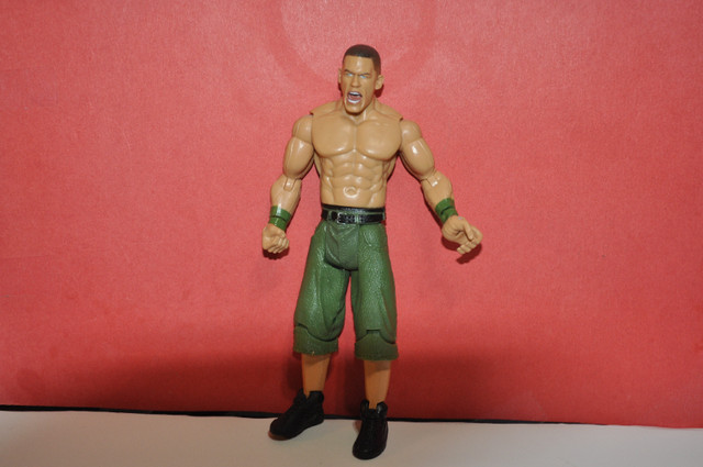 John Cena Jakks Pacific Wresting Figure 2003 Green Shorts wwe ww dans Art et objets de collection  à Victoriaville