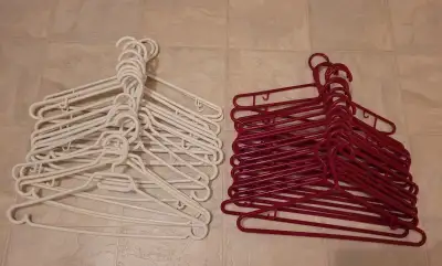 80 Plastic Clothes Hangers, View more