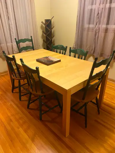 Kitchen table with chairs (6), View more