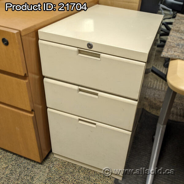 Metal Pedestal File Cabinets, Various Tones, $90 - $135 each in Storage & Organization in Calgary