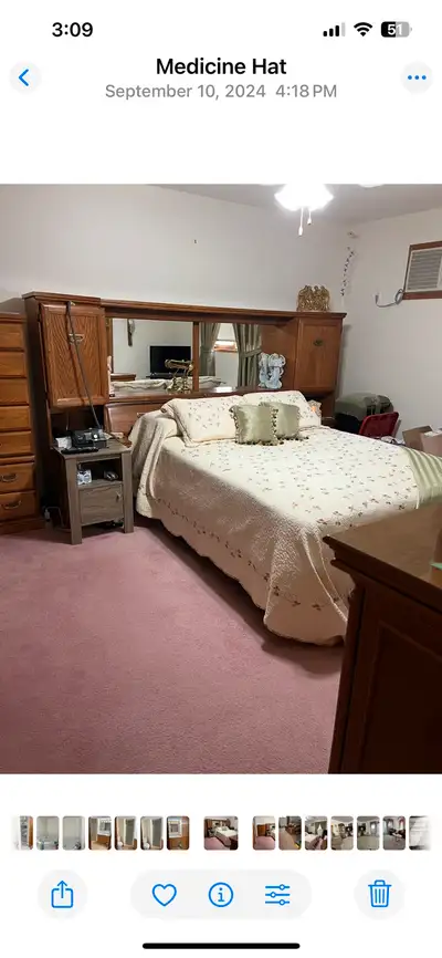 Queen Headboard & Electric Queen Bed, View more