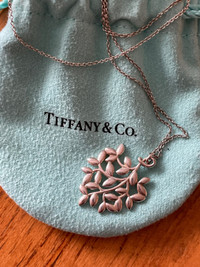 Tiffany Olive Leaf Pendant