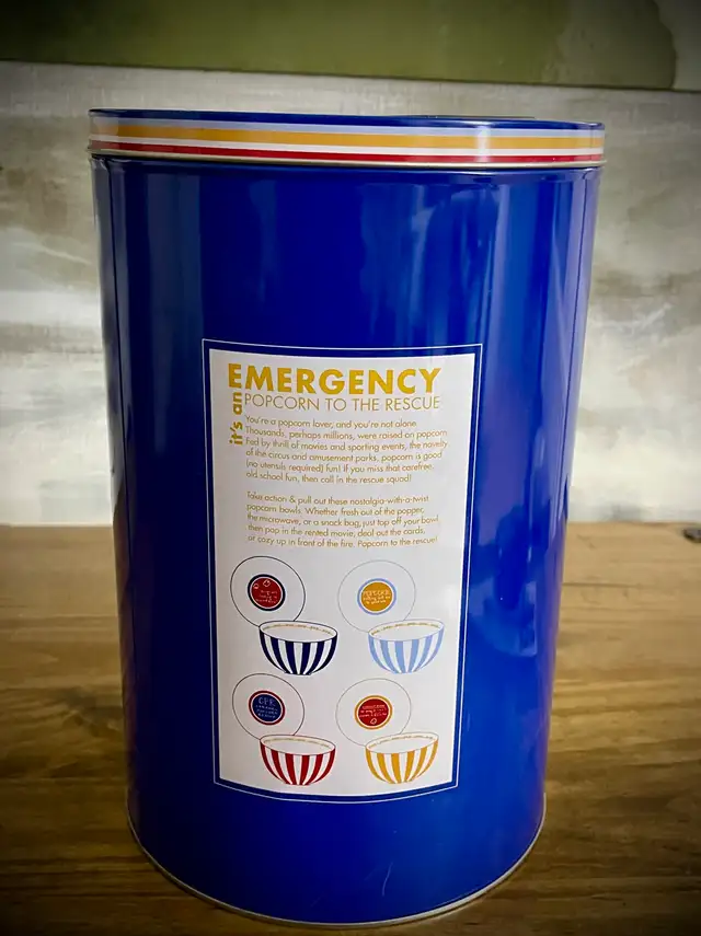 Popcorn Emergency Kit • Serving Bowl Plus 4 Fun Striped Bowls in Kitchen & Dining Wares in Kitchener / Waterloo - Image 11