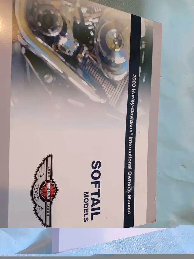 2003 Harley Davidson Softails owners manual in Non-fiction in Calgary - Image 4