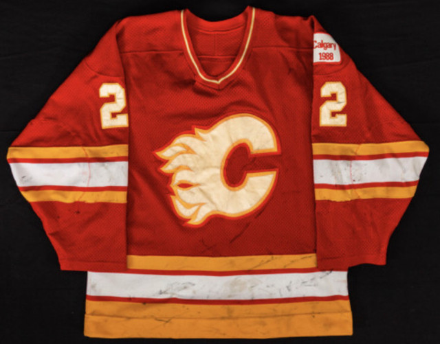 WANTED: Vintage Calgary Flames Game Worn Used Jerseys in Arts & Collectibles in Calgary - Image 2