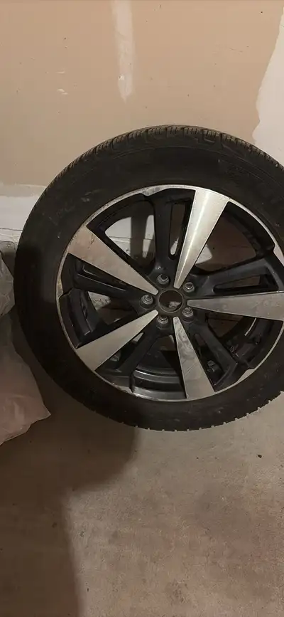4 snow tires and aluminum rims, Off a 2016 Subaru forester 255-55-R18, pick up in Bowmanville.