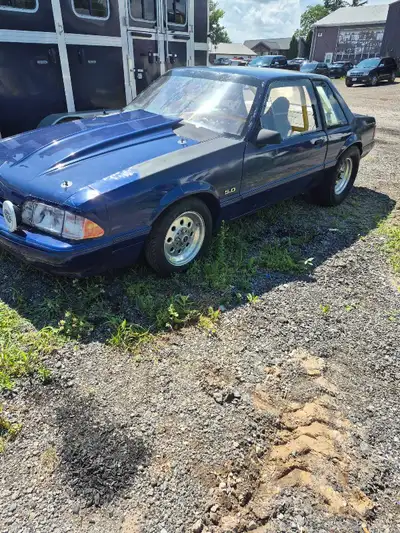 1990 ford mustang drag car. Low 11's high 10's. Sell as a rolling chassis for $7k. Complete with 455...