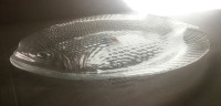 Arcoroc France Poisson Clear Fish Shape Serving Plates  6 pc