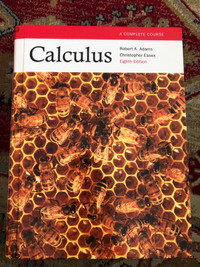 Calculus: A complete course (8th Edition) HARD COVER