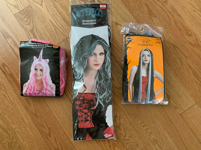 Wigs for Dress up Costume  $ 5 each or 3 for $12 ) New in Costumes in City of Halifax