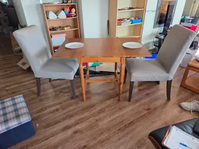 Dining Table (small) with 2 Chairs, View more