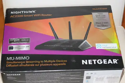 NETGEAR Nighthawk AC2300 Smart WiFi Router, View more