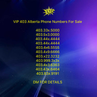403 Phone Numbers For sale