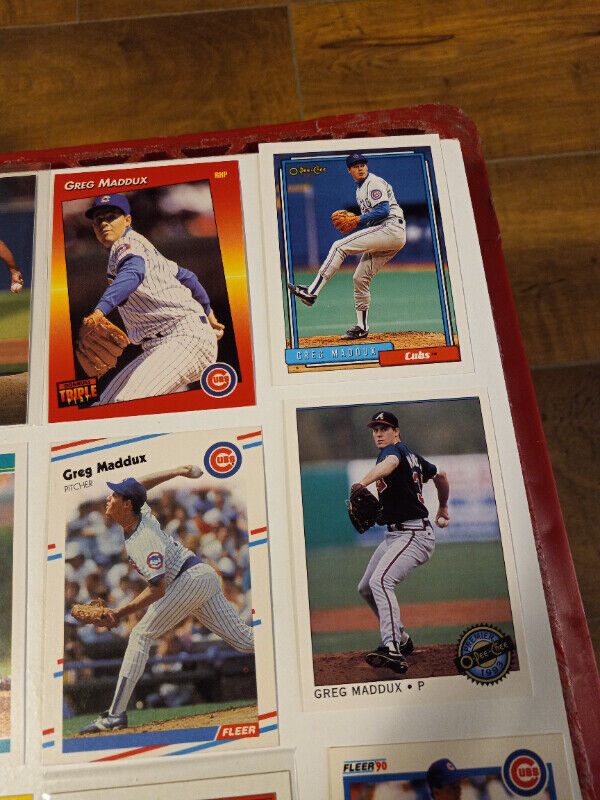 Vintage Baseball Cards Greg Maddux HOF Lot of 24 NM in Arts & Collectibles in Trenton - Image 2