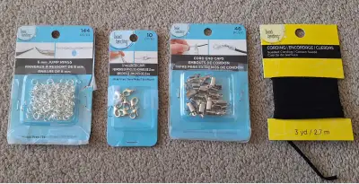 Includes Sueded Cording, 12mm Lobster Clasps, 6mm Jump Rings and Cord End Caps