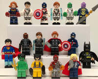 NEW: 16 Mini Marvel Characters. 1 for $2 or take ALL for $20.00