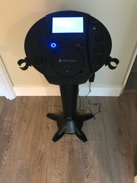 Pedestal Karaoke singing machine with bluetooth