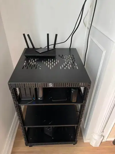 RIVECO 15U Network/Server Rack with Wheels, View more