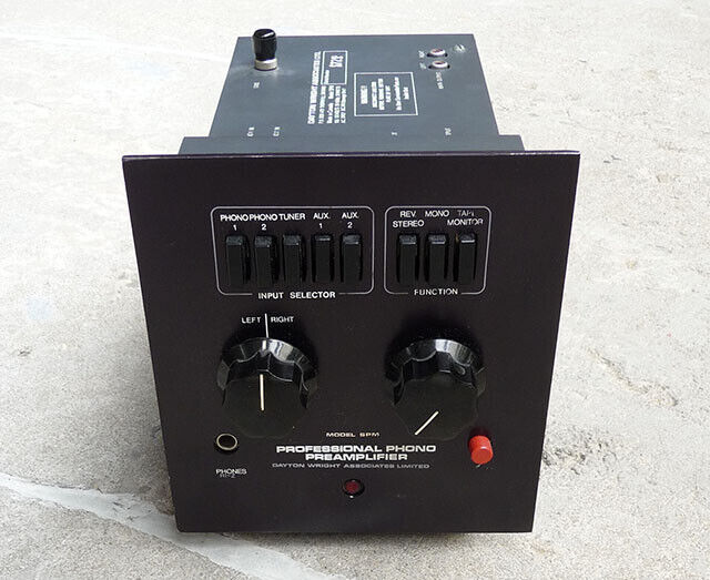 Dayton Wright Professional Phono Preamplifier Model SPM Stereo