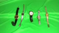 5 women's watches, 3 sets of 5 available
