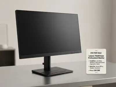 Lenovo ThinkVision T22i-20 Professional Monitor (21.5-inch), View more